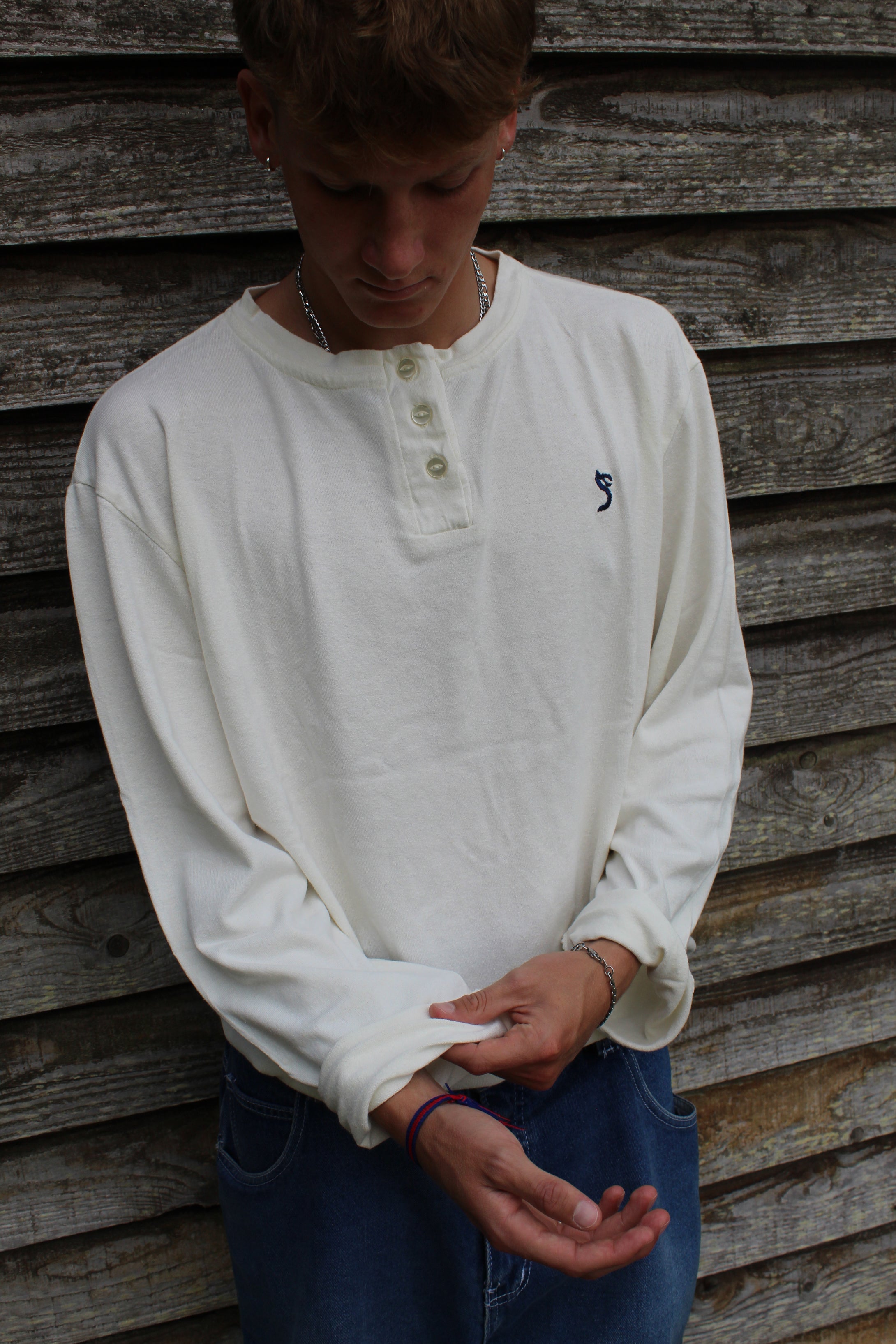 Long sleeve Henley Shirt